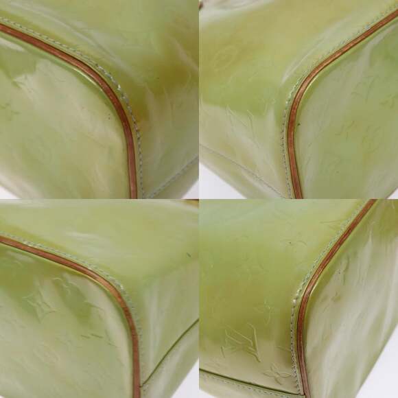 LOUIS VUITTON Monogram Vernis Houston Hand Bag Baby Blue M91005 - Picture 10 of 13